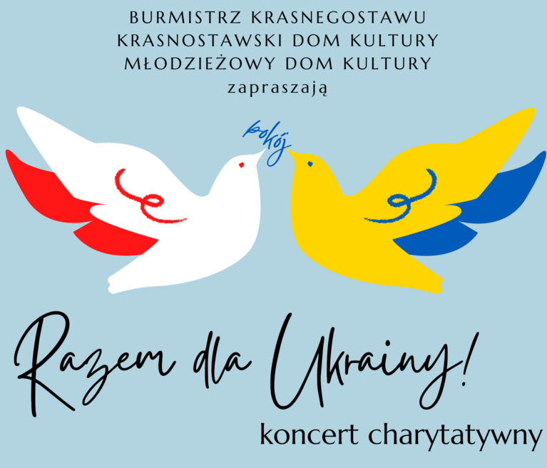 plakat koncert dla Ukrainy