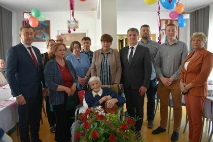 Jubileusz 100 - lecia urodzin Pani Stefanii Basiak 