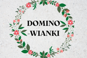Grafika z napisem Domino-Wianki