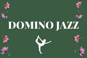 Grafika z napisem Domino Jazz.