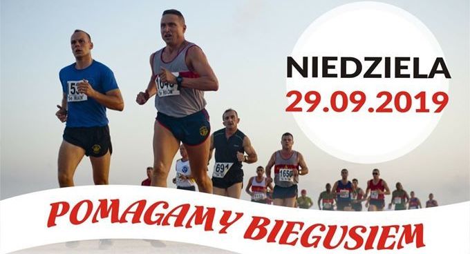 plakat Bieg charytatywny na rzecz pogorzelca z Markuszowa