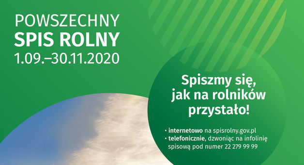 Baner Powszechny spis rolny