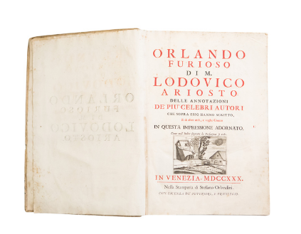 Starodruk – „Orlando Furioso”, Lodovico Ariosto