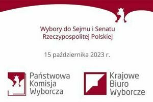 Plakat informacja o wyborach 15-10-2023r.