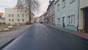 Ulica Sikorskiego w Drawsku Pomorskim po przebudowie