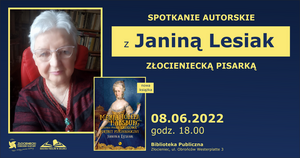 Spotkanie autorskie z Janiną Lesiak
