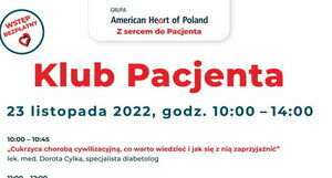Klub Pacjenta 23 listopada 2022 r.