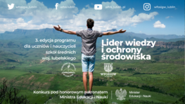 plakat lider wiedzy i ochrony środowiska 