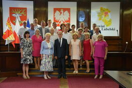 na zdjęciu znajdują się Radni VI Kadencji Rady Powiatu Lubelskiego