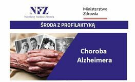 środa z profilaktyką - choroba alzheimera - plakat wydarzenia 