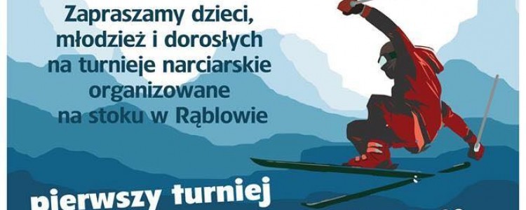 Zawody narciarskie w Rąblowie