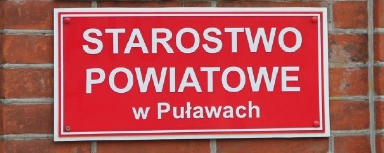2 maja 2016 r. Starostwo Powiatowe w Puławach będzie nieczynne