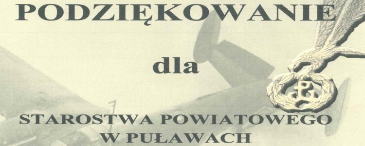 Podziękowania dla Starostwa Powiatowego w Puławach od Szkoły Podstawowej w Opatkowicach