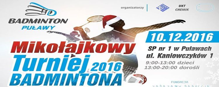 Mikołajkowy Turniej Badmintona 2016