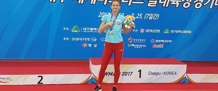 Danuta Woszczek Wicemistrzynią Świata w biegu na 3000 m.