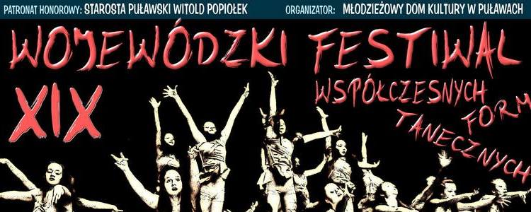 Wojewódzki Festiwal Współczesnych Form Tanecznych 