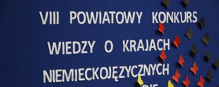 VIII Powiatowy Konkurs Wiedzy o Krajach Niemieckojęzycznych pod hasłem "Ausflug in die Landeskunde"