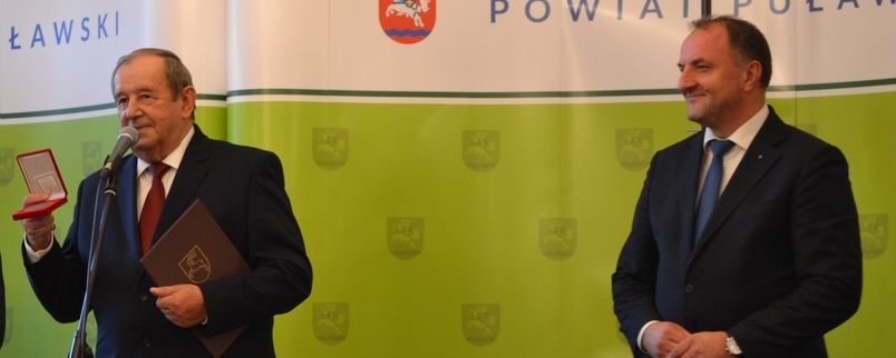 Wyróżnienie dla Starosty Puławskiego za zasługi dla województwa lubelskiego 