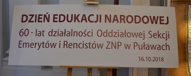 60 lat działalności Oddziałowej Sekcji Emerytów i Rencistów ZNP w Puławach