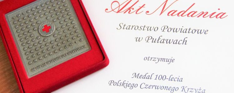 Medal 100-lecia Polskiego Czerwonego Krzyża