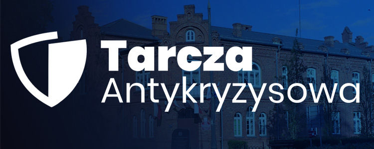 Napis "Tarcza Antykryzysowa".