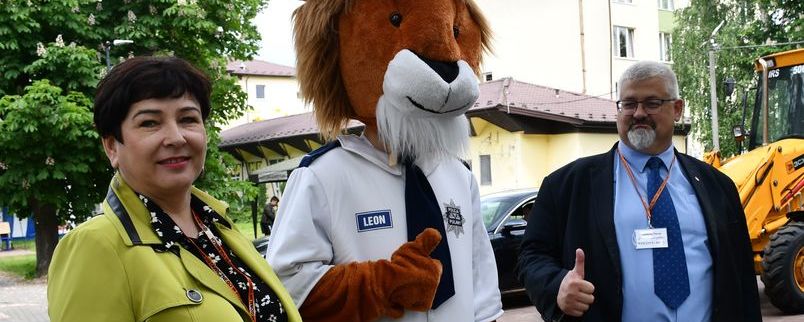Z policyjną maskotką