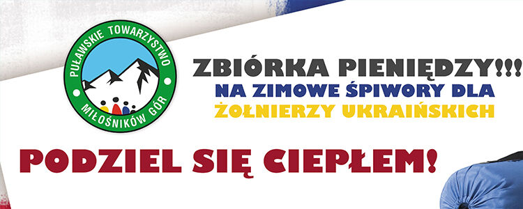Zbiórka pieniędzy na zimowe śpiwory dla żołnierzy ukraińskich