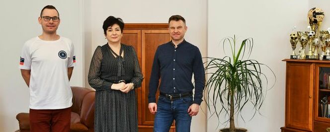 starosta z rowerzstami