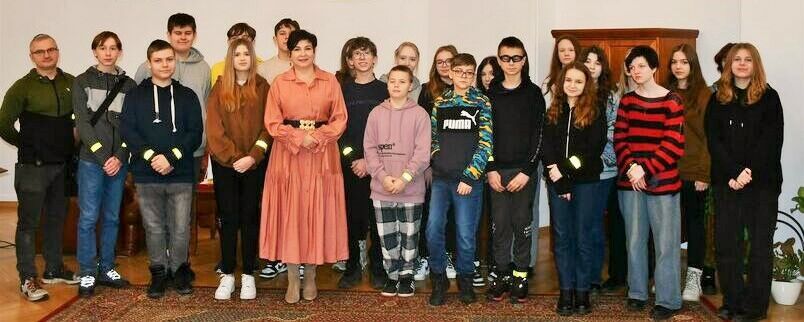 Starosta z młodzieżą