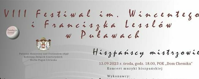 VIII Festiwal im. Wincentego i Franciszka Lesslów w Puławach