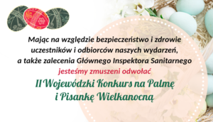 II Wojewódzki Konkurs na Palmę i Pisankę Wielkanocną