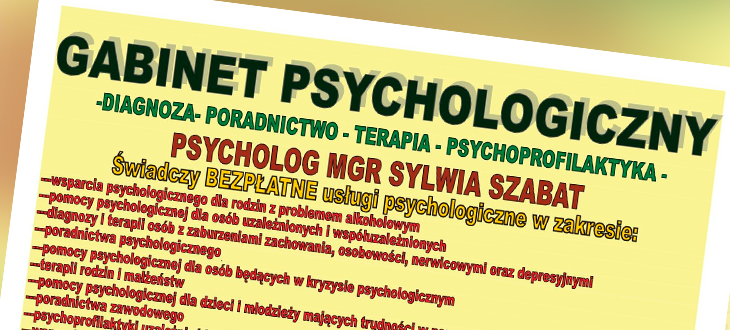 Gabinet psychologiczny