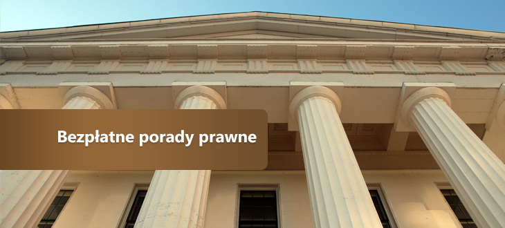 Ogłoszenie - Bezpłatne porady prawne