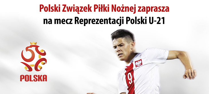 Zaproszenie na międzypaństwowy mecz piłki nożnej Reprezentacji Młodzieżowych Polska - Izrael 
