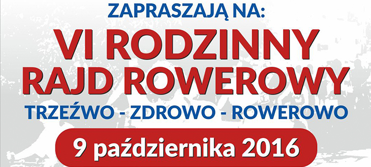 VI RODZINNY RAJD ROWEROWY W GMINIE TRZYDNIK!