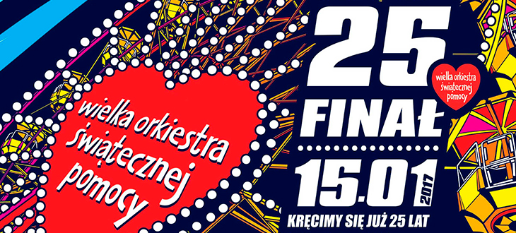 25 Finał  Wielkiej Orkiestry Świątecznej Pomocy 15.01.2017 