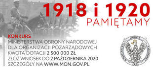 Konkurs ofert pod hasłem „1918 i 1920 PAMIĘTAMY