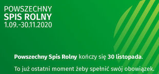 Grafika POWSZECHNY SPIS ROLNY 1.09.-30.11.2020