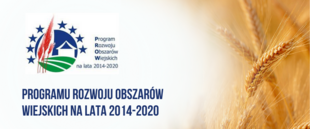 Logo Programu Rozwoju Obszarów Wiejskich na lata 2014-2020