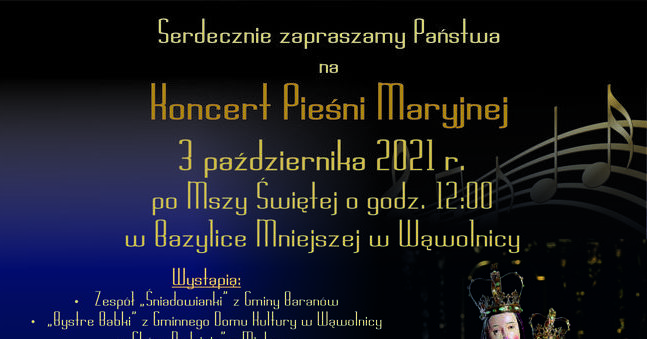 Koncert  Pieśni Maryjnej