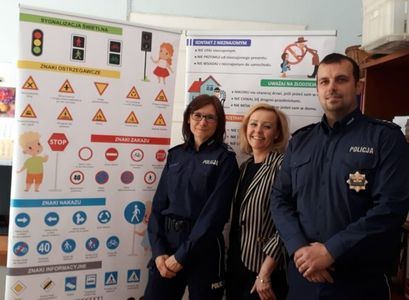 Plansze profilaktyczno-edukacyjne w ramach Turnieju Wiedzy