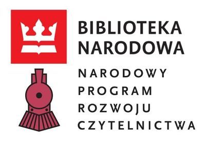 LogoBIBLIOTEKA NARODOWA oraz LOGO NARODOWY PROGRAM ROZWOJU CZYTELNICTWA
