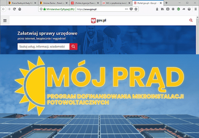 „Mój prąd” – nowa e-usługa dla na portalu gov.pl