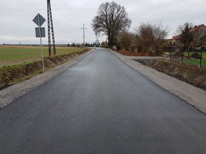 Wyremontowana droga przy ul. Spokojnej w Bukowie