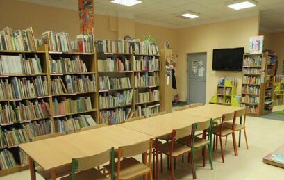 Wnętrze biblioteki Żarów