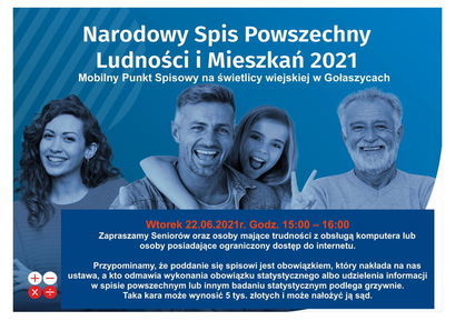 Mobilne Punkty Spisowe w kolejnych miejscowościach
