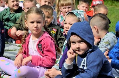 Przedszkolaki z Bajkowego Przedszkola w Żarowie