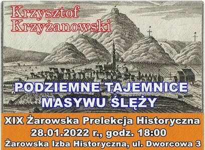 plakat Żarowska Prelekcja Historyczna