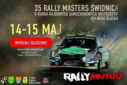 Mistrzostwa Dolnego Śląska Rally Masters plakat
