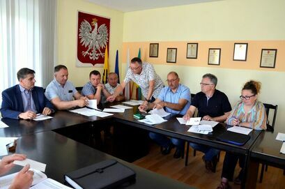 Delegaci Miejsko-Gminnej Spółki Wodnej w Żarowie 